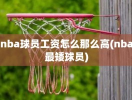 nba球员工资怎么那么高(nba最矮球员)