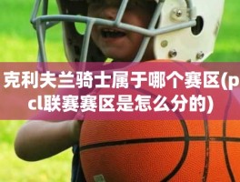 克利夫兰骑士属于哪个赛区(pcl联赛赛区是怎么分的)