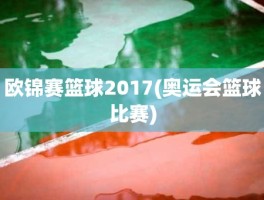 欧锦赛篮球2017(奥运会篮球比赛)