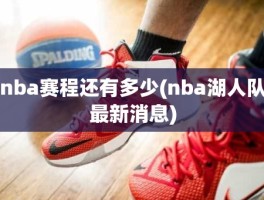 nba赛程还有多少(nba湖人队最新消息)