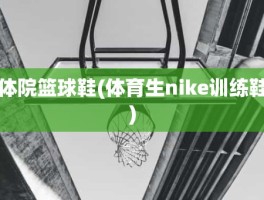 体院篮球鞋(体育生nike训练鞋)