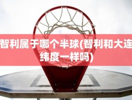 智利属于哪个半球(智利和大连纬度一样吗)