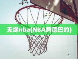 无缘nba(NBA阿德巴约)