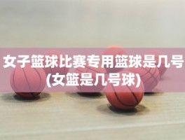 女子篮球比赛专用篮球是几号(女篮是几号球)