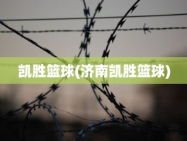 凯胜篮球(济南凯胜篮球)