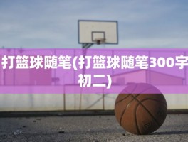 打篮球随笔(打篮球随笔300字初二)