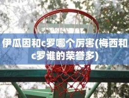 伊瓜因和c罗哪个厉害(梅西和c罗谁的荣誉多)