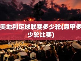 奥地利足球联赛多少轮(意甲多少轮比赛)