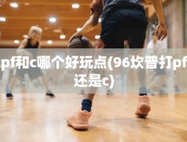 pf和c哪个好玩点(96坎普打pf还是c)