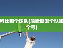 科比哪个球队(詹姆斯哪个队哪个号)