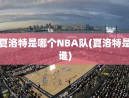 夏洛特是哪个NBA队(夏洛特是谁)