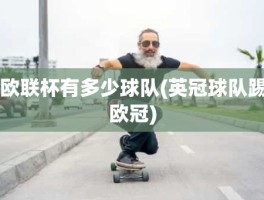 欧联杯有多少球队(英冠球队踢欧冠)