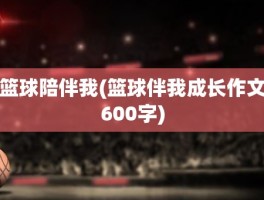 篮球陪伴我(篮球伴我成长作文600字)