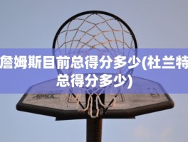 詹姆斯目前总得分多少(杜兰特总得分多少)