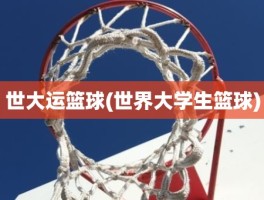 世大运篮球(世界大学生篮球)