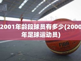 2001年龄段球员有多少(2000年足球运动员)