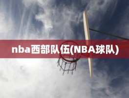 nba西部队伍(NBA球队)