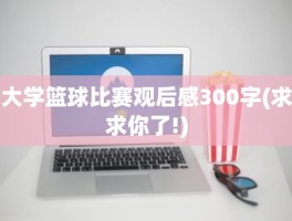 大学篮球比赛观后感300字(求求你了!)