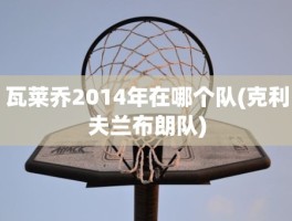 瓦莱乔2014年在哪个队(克利夫兰布朗队)