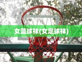 女篮球袜(女足球袜)