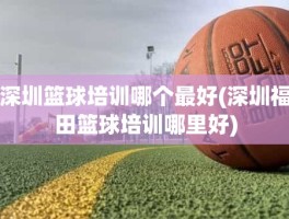 深圳篮球培训哪个最好(深圳福田篮球培训哪里好)