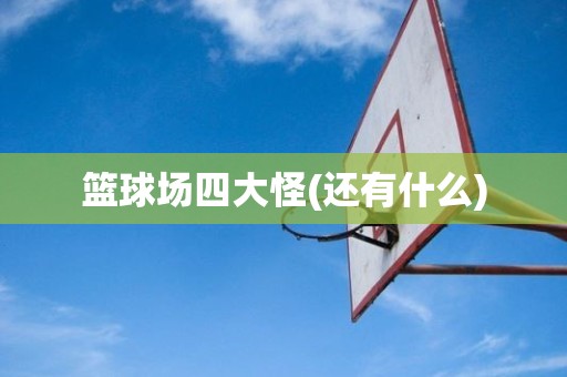 篮球场四大怪(还有什么) 篮球场四大怪(还有什么)