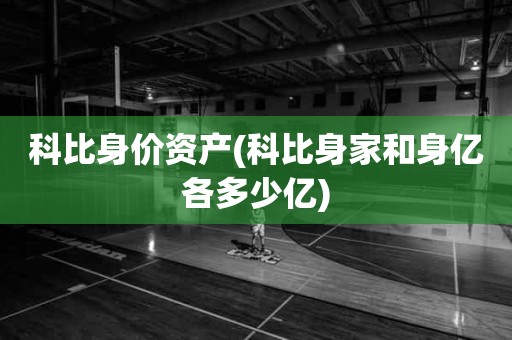科比身价资产(科比身家和身亿各多少亿) 科比身价资产(科比身家和身亿各多少亿)