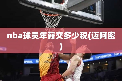 nba球员年薪交多少税(迈阿密) nba球员年薪交多少税(迈阿密)