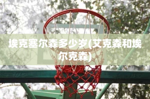 埃克塞尔森多少岁(艾克森和埃尔克森) 埃克塞尔森多少岁(艾克森和埃尔克森)