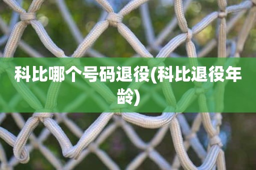 科比哪个号码退役(科比退役年龄) 科比哪个号码退役(科比退役年龄)