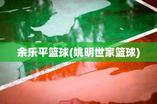 余乐平篮球(姚明世家篮球) 余乐平篮球(姚明世家篮球)