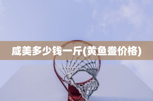 咸美多少钱一斤(黄鱼鲞价格) 咸美多少钱一斤(黄鱼鲞价格)