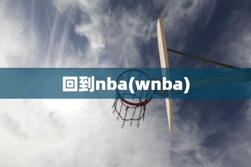 回到nba(wnba) 回到nba(wnba)