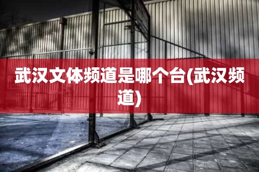 武汉文体频道是哪个台(武汉频道) 武汉文体频道是哪个台(武汉频道)