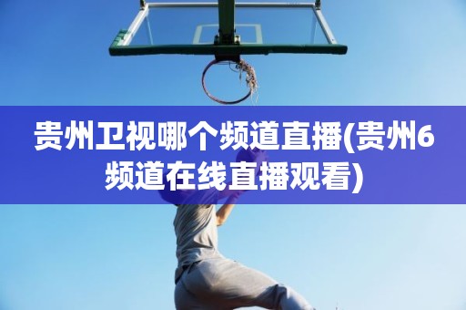 贵州卫视哪个频道直播(贵州6频道在线直播观看) 贵州卫视哪个频道直播(贵州6频道在线直播观看)
