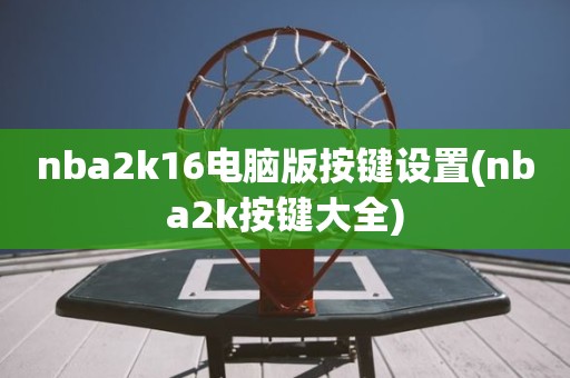 nba2k16电脑版按键设置(nba2k按键大全) nba2k16电脑版按键设置(nba2k按键大全)