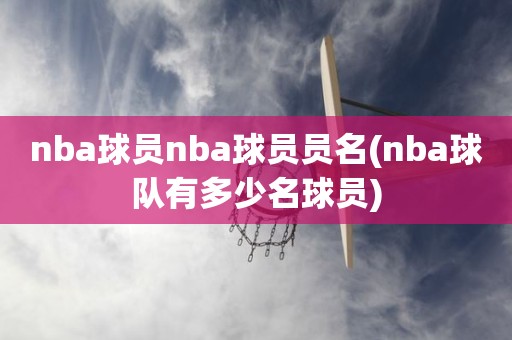 nba球员nba球员员名(nba球队有多少名球员) nba球员nba球员员名(nba球队有多少名球员)
