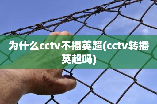为什么cctv不播英超(cctv转播英超吗) 为什么cctv不播英超(cctv转播英超吗)